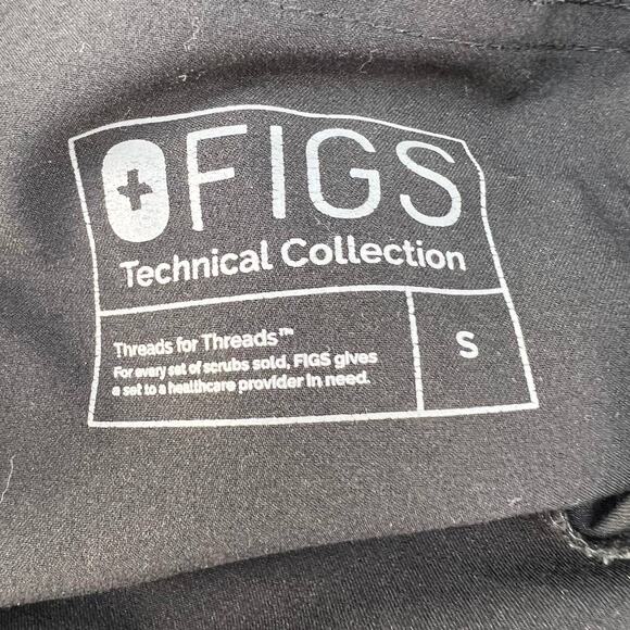 Figs Technical Collection Men's Jogger Scrub Bottoms Size S Black - Picture 12 of 13